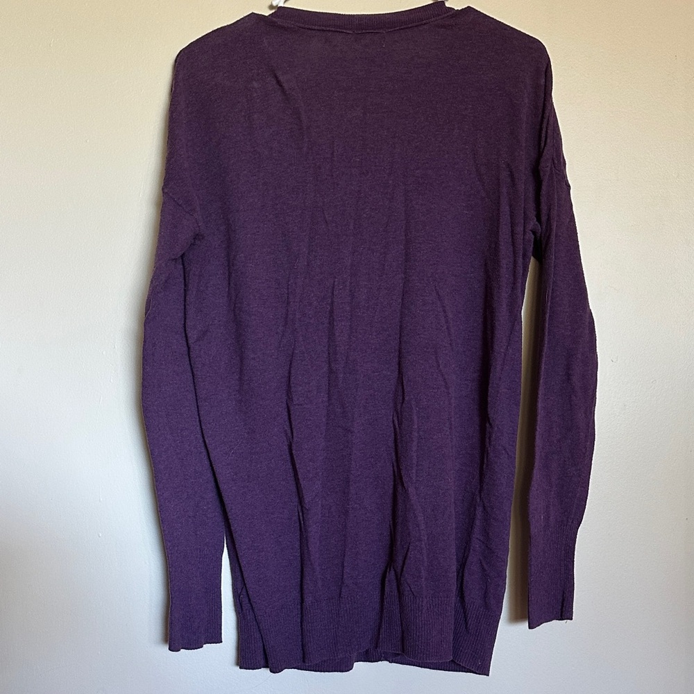 Mossimo Supply Co. Purple Long Cardigan Sweater - Picture 4 of 4